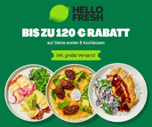 Bis zu 120€ bei Hello Fresh sparen